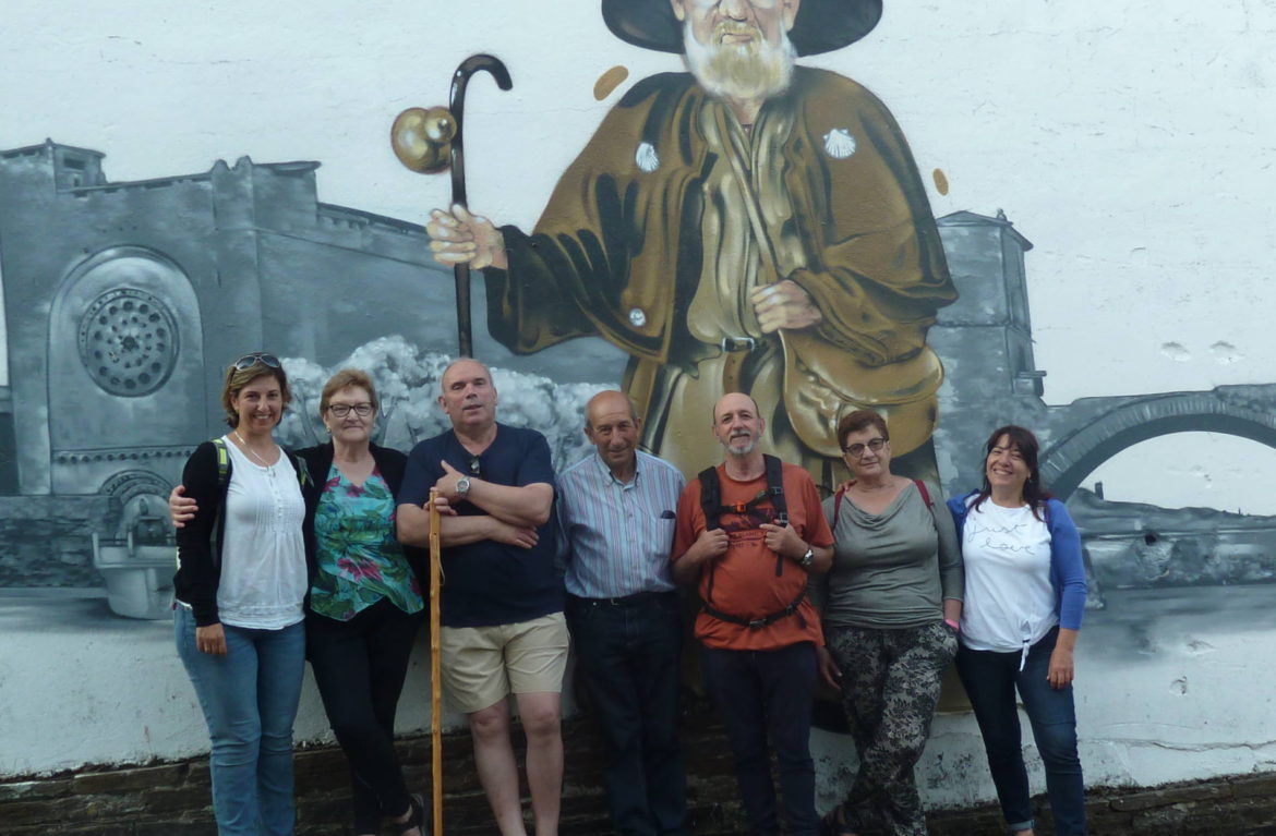 Las familias de Aspar “La Besana” llegaron a Santiago de Compostela