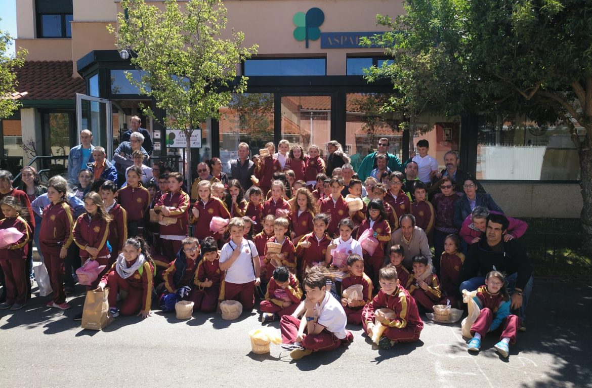 Taller de Cestería en Aspar “La Besana” con el Colegio Maestro Ávila de Salamanca