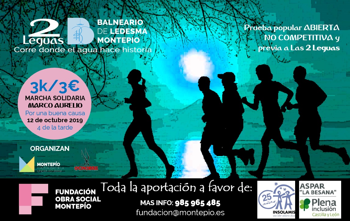 Marcha solidaria Balneario de Ledesma