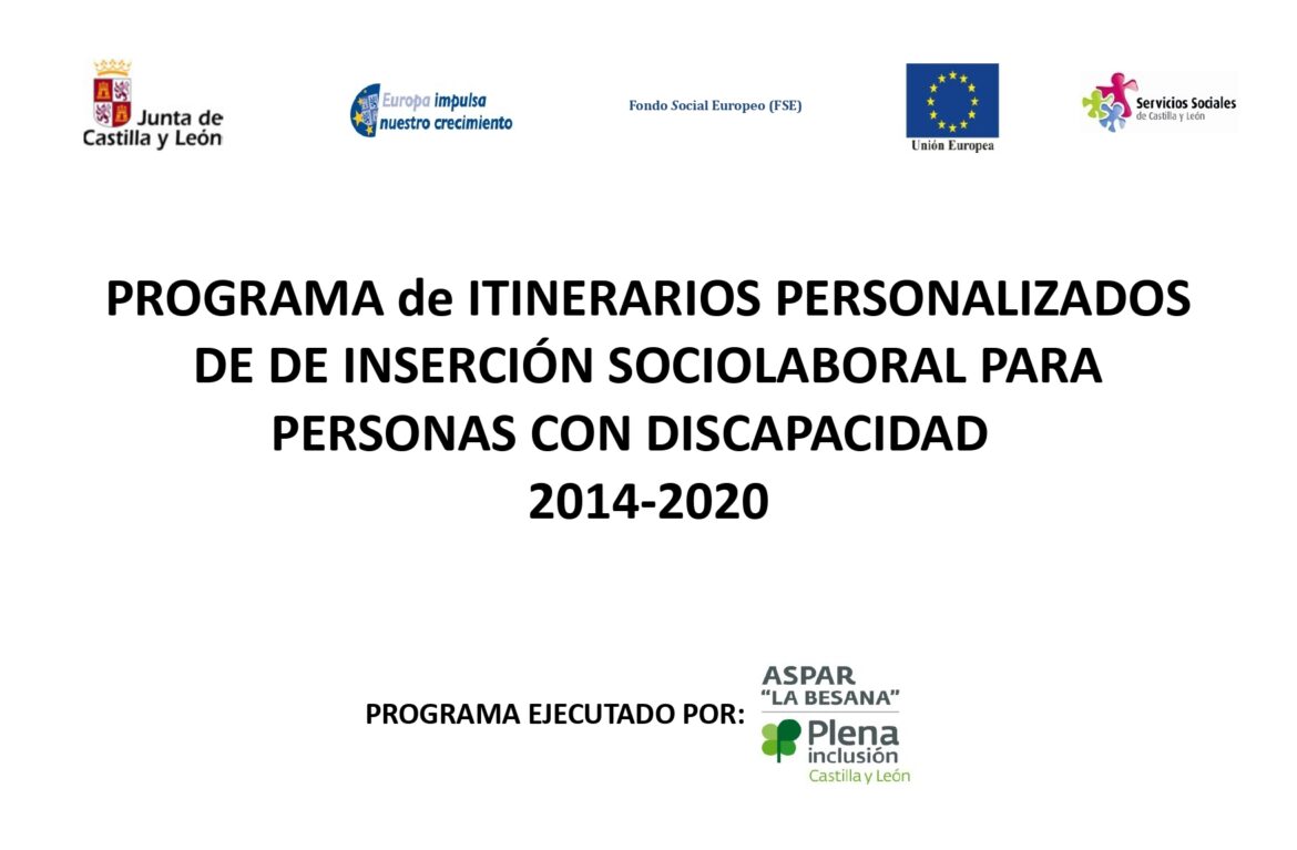 Programa de Itinerarios Personalizados de Empleo y Confinamiento por Covid 19