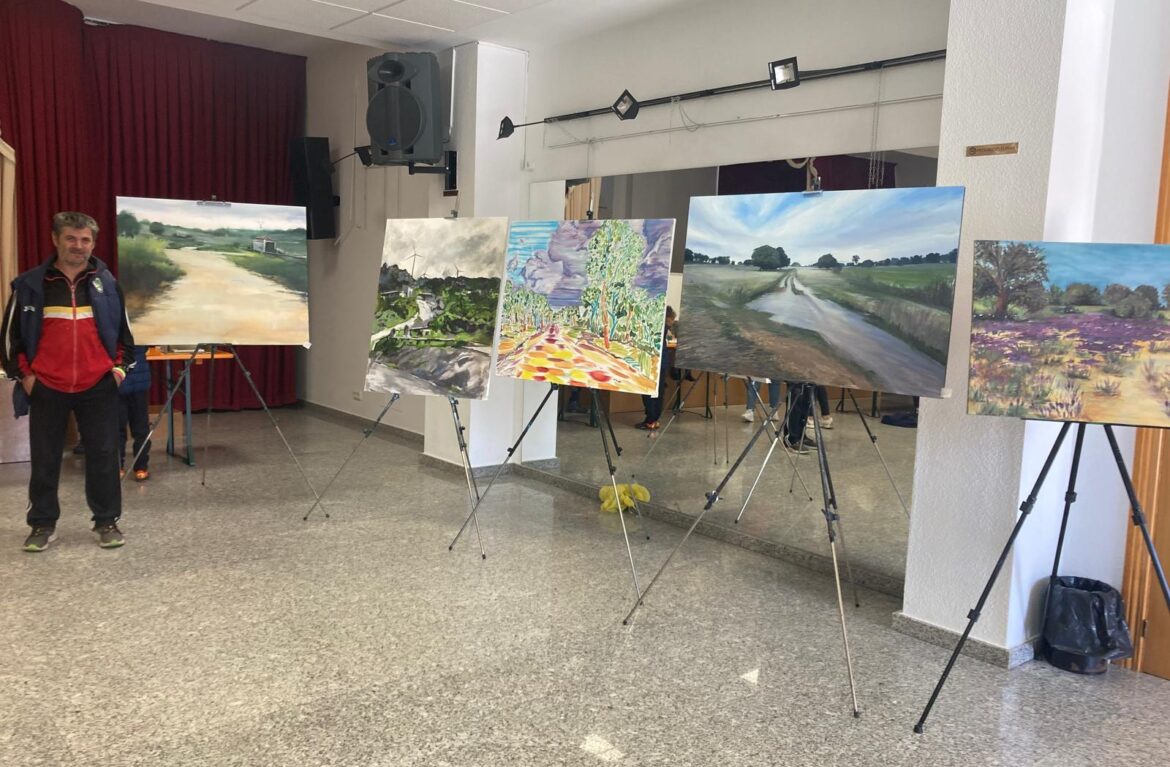 II Certamen de Pintura Rápida “El Alcornocal”: arte, lluvia y mucho corazón en Valdelosa