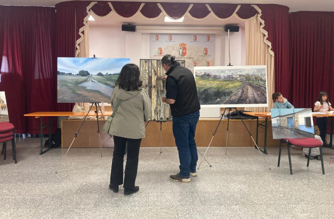 II Certamen de Pintura Rápida “El Alcornocal”: arte, lluvia y mucho corazón en Valdelosa